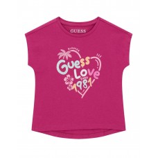 GUESS μπλούζα παιδική κορίτσι K6GI03K6YW4-G4A2 magenta